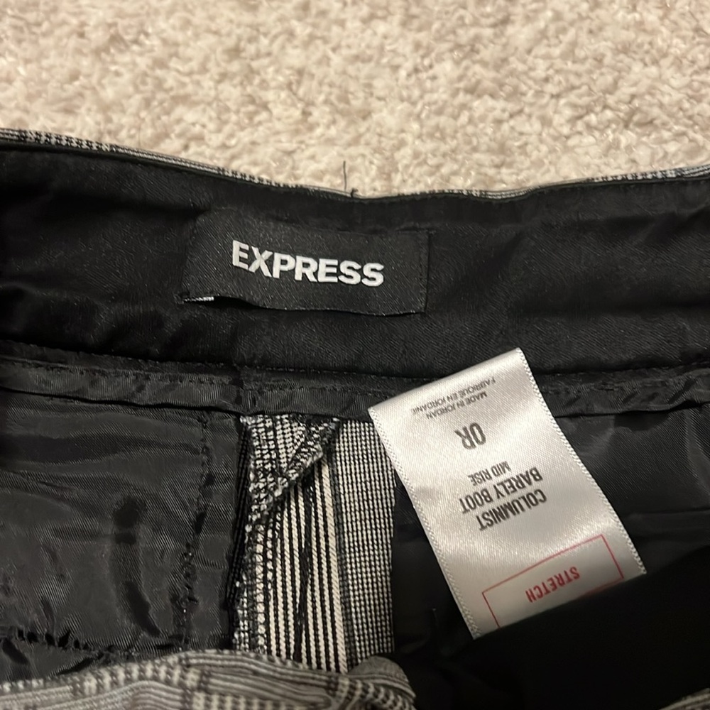 Express Workwear: Columnist Barely Boot Mid Rise … - image 3